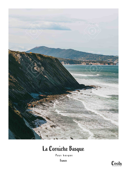 Affiche photo La corniche basque